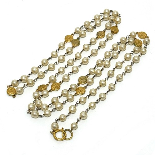 Collana lunga chanel coco mark - chanel,