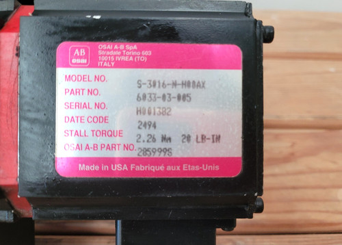 Servomotor osai model - servomotor,