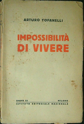 Impossibilita vivere da - vivere,