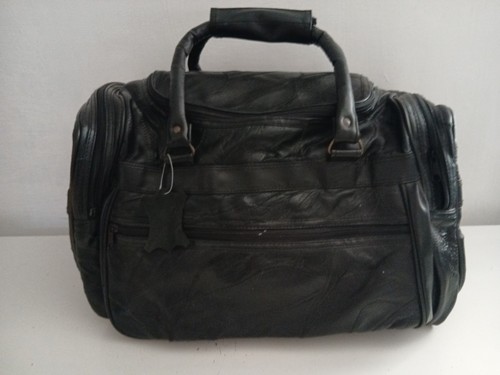 Vintage nero patchwork pelle - vintage,