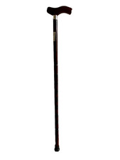 Bastone Da Passeggio in Legno Per Anziani Disabili Con Gommino lunghezza 90cm