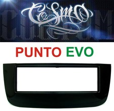 Mascherina Autoradio Fiat Punto Evo 2009>- Punto My 2012> Nero Lucido 1 ISO