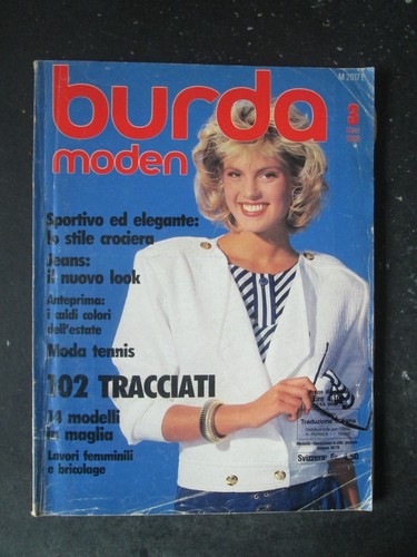 Burda 1986 con - 3, cartamodelli