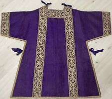 DALMATICA VIOLA DAMASCATO - PURPLE DALMATIC - DALMATIK VIOLETT