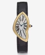 Orologio Dali Paris Crash Melting Vintage Raro Omaggio Francese Abito Irregolare Watch