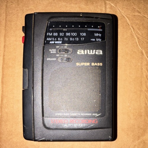 Aiwa js315w stereo cassette - aiwa,