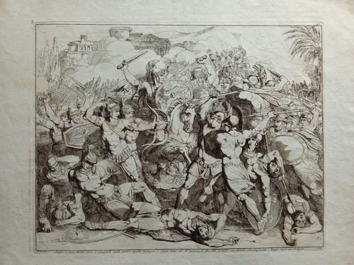 Incisione antica bartolomeo - incisione,