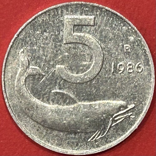 Lire 1986 delfino - 5,