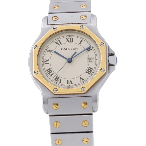 Cartier santos ottagonale - santos, lm