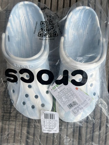 Zoccoli crocs baya marbled blu - zoccoli,