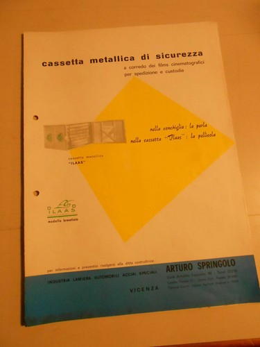 Pubblicità originale cassetta - originale,