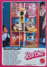 Pubblicità Advertising Italian 1980 BARBIE Casa ascensore quanti locali v2