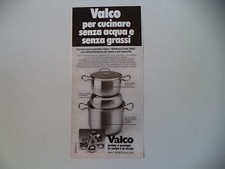 advertising Pubblicità 1979 PENTOLE VALCO