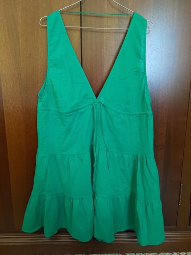 Abito corto verde calzedonia - verde,
