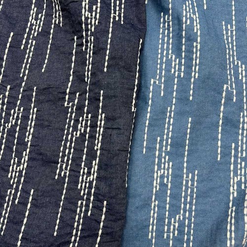 Tessuto jeans ricamato - jeans,