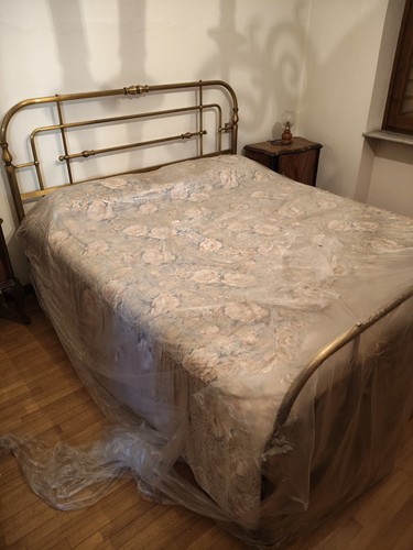 Letto matrimoniale ottone - letto,
