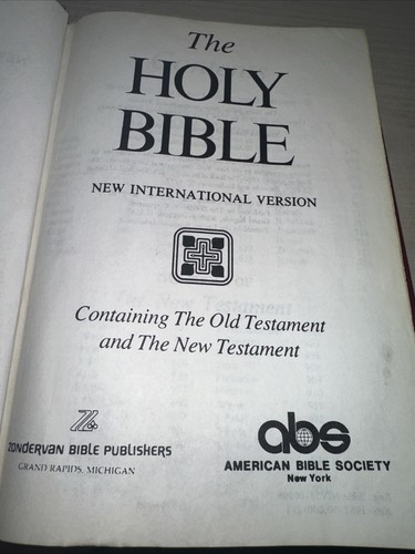 Vintage zondervan holy bible - holy,