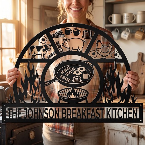 Insegna cucina colazione - insegna,