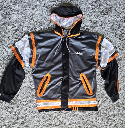 Adidas vintage hooded - hooded, jacket
