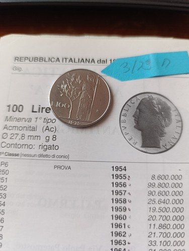 Moneta 100 lire - 100, 1979