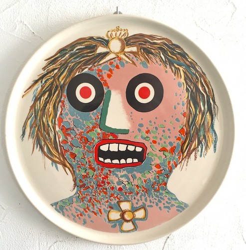 Enrico baj piatto - baj, ceramica