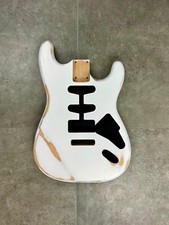 Stratocaster body relic white