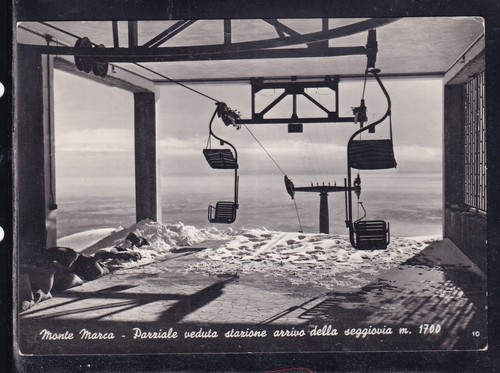Cartolina monte marca parziale - marca,