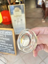 1 GRANDE MANIGLIA POMELLO VETRO SPESSO DI MURANO DEGLI ANNI 1940/50 OLD HANDLE