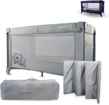 ®, Lettino Da Viaggio, Culla Neonato, 2 in 1, Pieghevole Ultracompatto, Materass