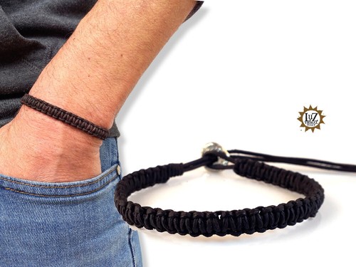 Bracciale uomo cuoio - , in