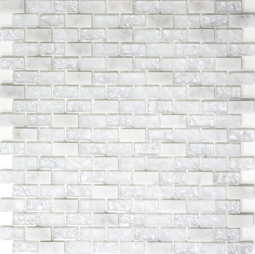 Mosaico pietra naturale bianco - mosaico,