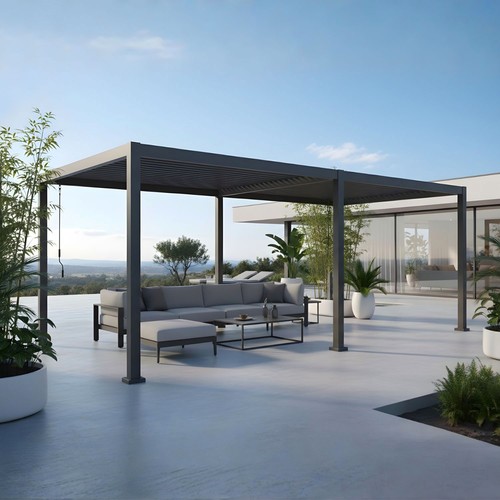 Pergola ferro style metri - pergola,