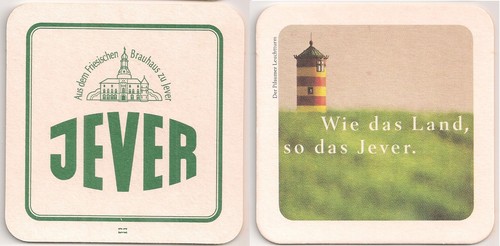 Jever vecchio sottobicchiere - vecchio,