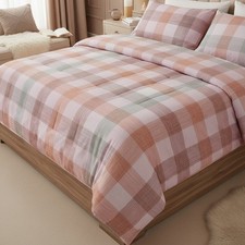 Bassetti Trapunta Piumone 250 gr in microfibra WELF R1 scozzese