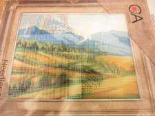 KIT/QUADRO MEZZO PUNTO 20X25 "CAMPI DORATI"