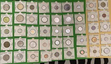 LOTTO 11 - 45 MONETE EUROPA, MONDO, ITALIA REPUBBLICA REGNO MESSICO