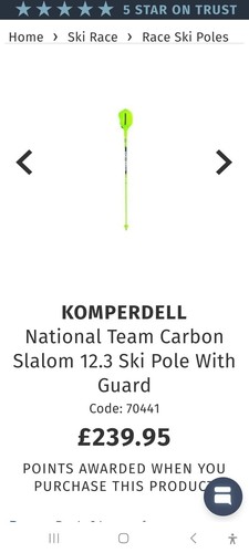 Komperdell slalom carbonio - komperdell,