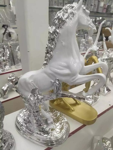 Nuovo bianco argento cavallo - nuovo, bianco/argento