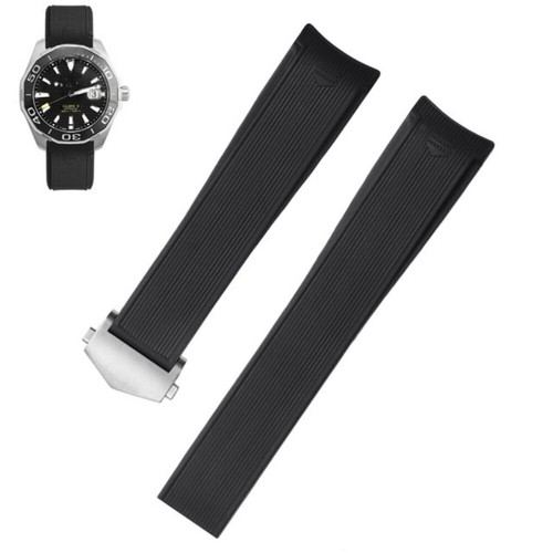 Rubber silicone watch band - rubber,