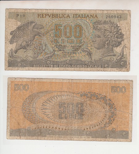 Repubblica 500 lire aretusa - 500,