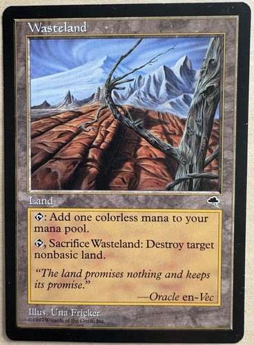 Wasteland tempest mtg - x1, magic