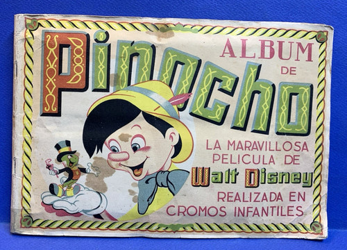 Album figurine pinocho - pinocho, walt