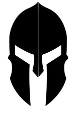 Adesivo Elmo Spartano Tuning