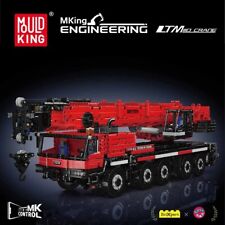 Gru telecomandata Mould King GMK RC LTM1110 3218pcs camion motorizzato dinamico