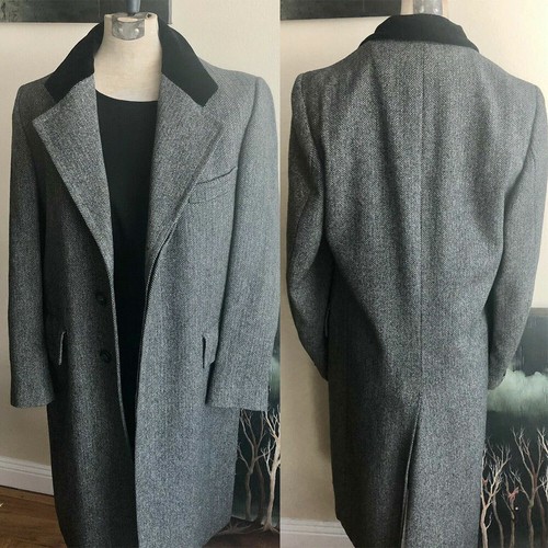 Cappotto uomo vintage grigio