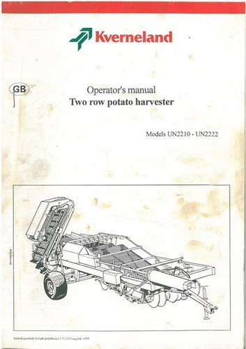 Kverneland raccogli patate - kverneland,
