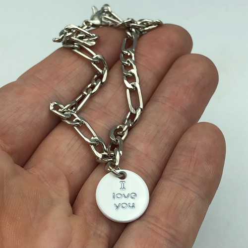 Bracciale charm catena tono - bracciale,