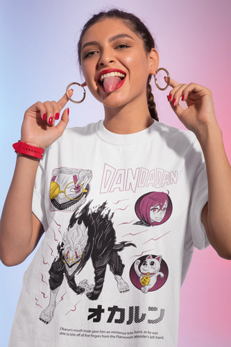 Shirt dandadan okarun momo - t-shirt,