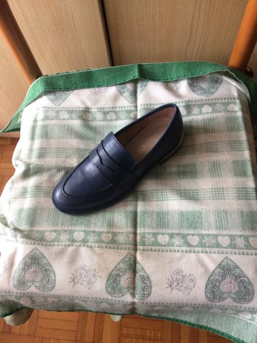 Mocassini donna nuovi blu - blu, vera