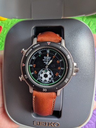Seiko soccer timer 8m32 - seiko,